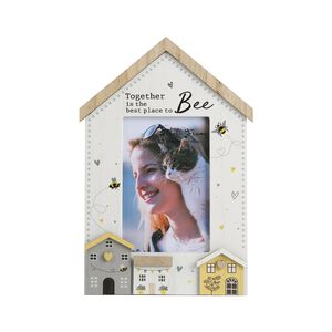Bee Wooden 4" x 6" Photo Frame